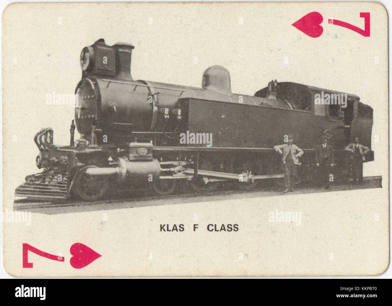 Klasse F 81 (4 6 4T) CSAR 263 Spielkarten Stockfoto