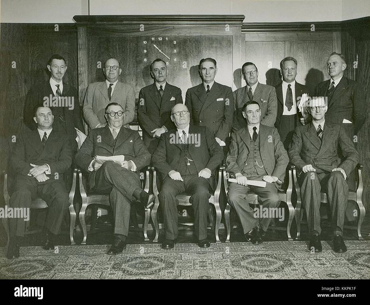 Die malanische Regierung in Südafrika bezieht sich auf die Regierung unter der Leitung von Daniel FranÃ Malan, der von 1948 bis 1954 südafrikanischer Premierminister war. Seine Regierung ist vor allem mit der Umsetzung der Apartheid-Politik verbunden. Stockfoto