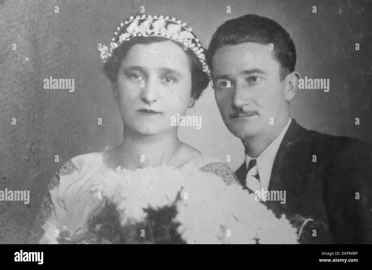 Kosara und Momcilo Gavric 1939 Stockfoto