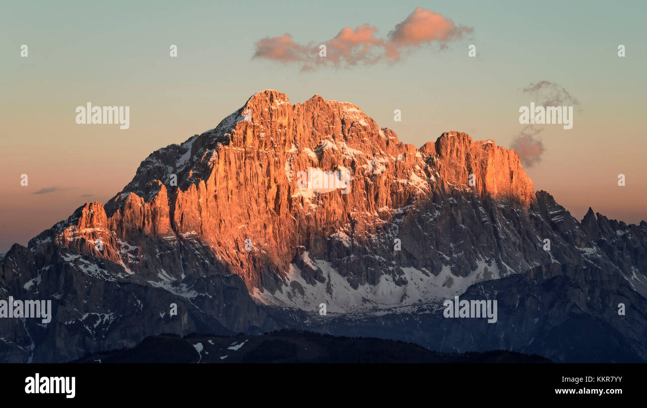 Forcella averau - Croda Negra, Passo Falzarego, Belluno, Venetien, Italien, Europa Stockfoto