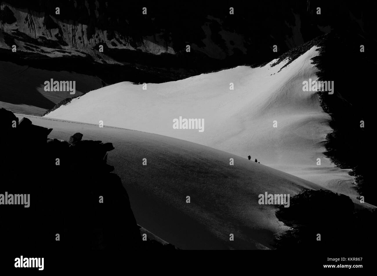 Das Eis Feld. Großvenediger, Tirol, Österreich, Europa Stockfoto