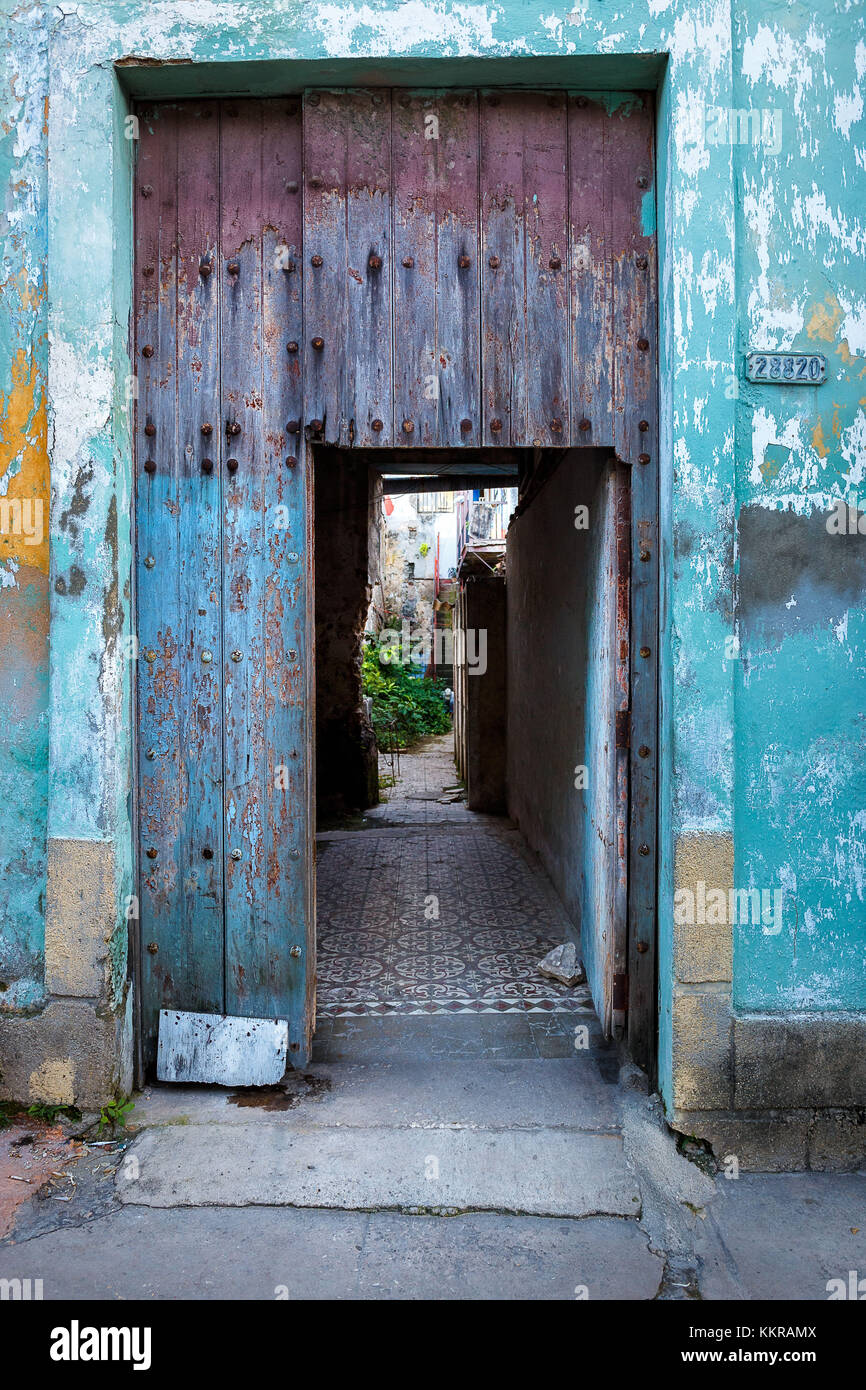 Die Straßen von Matanzas, Cuba Stockfoto