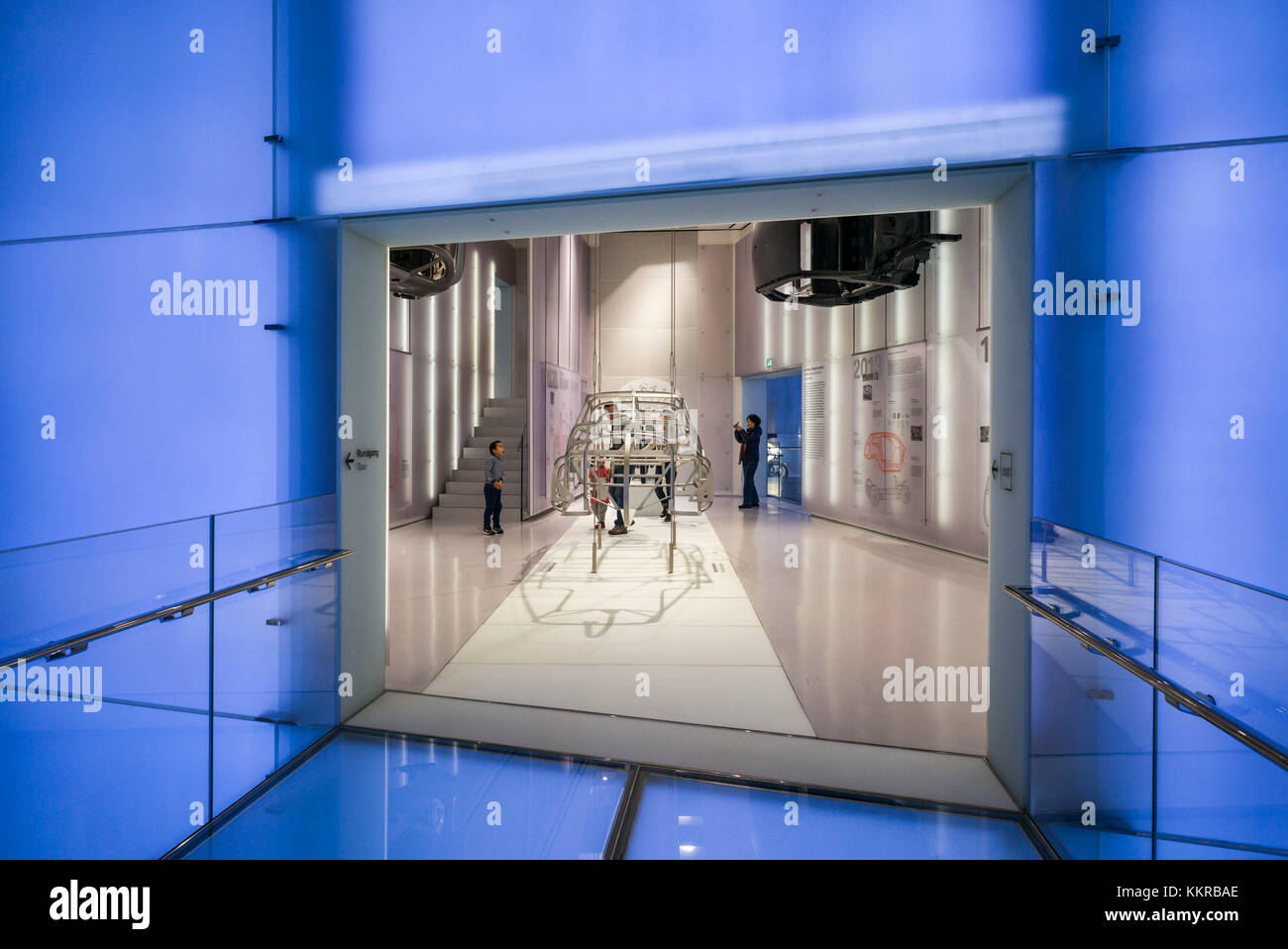 Deutschland, Bayern, München, BMW-Museum, 1930er Jahre BMW Rennwagen space frame Stockfoto