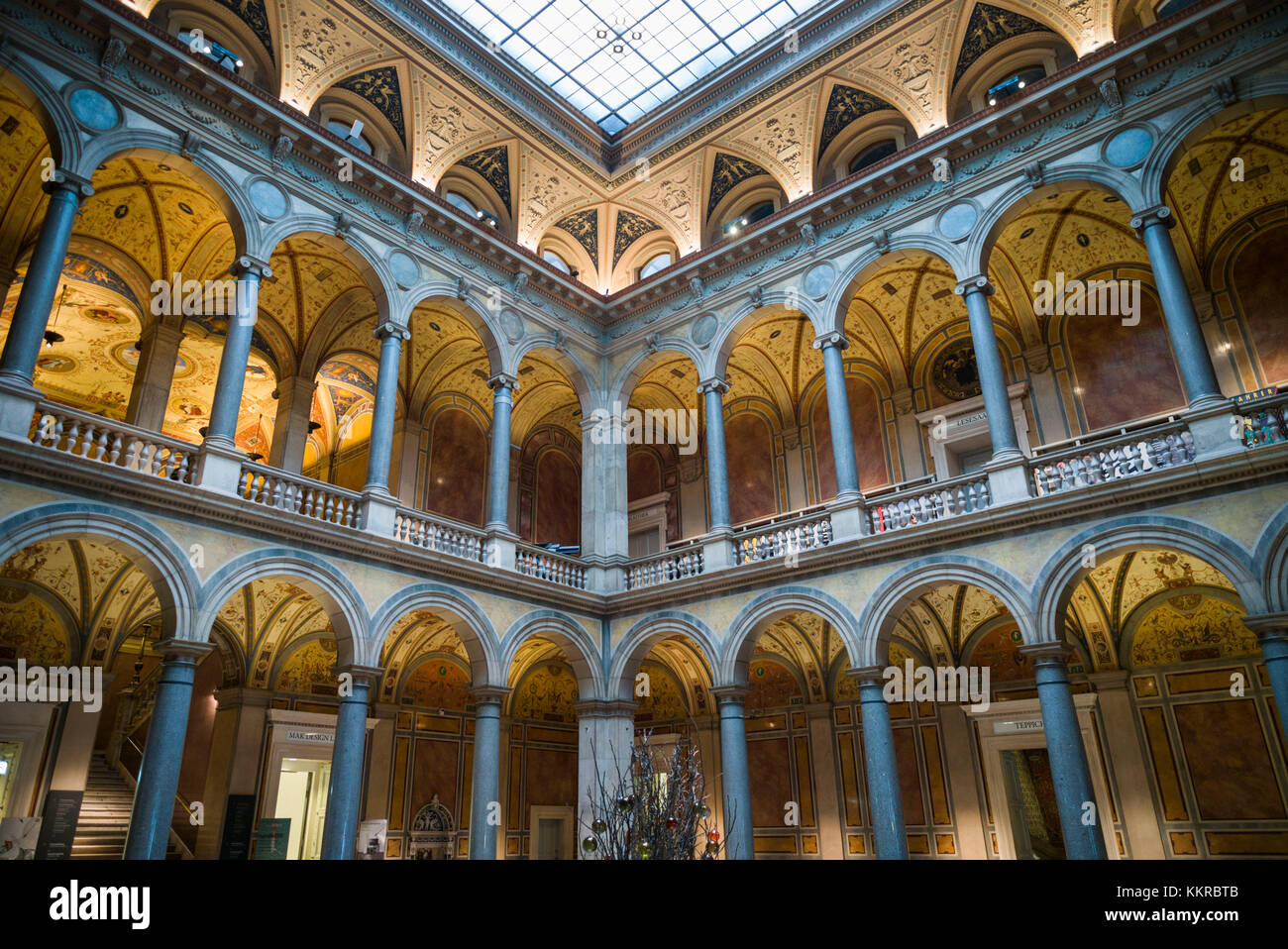 Österreich, Wien, Museum für Angewandte Kunst, Mak, buildling Innenraum Stockfoto