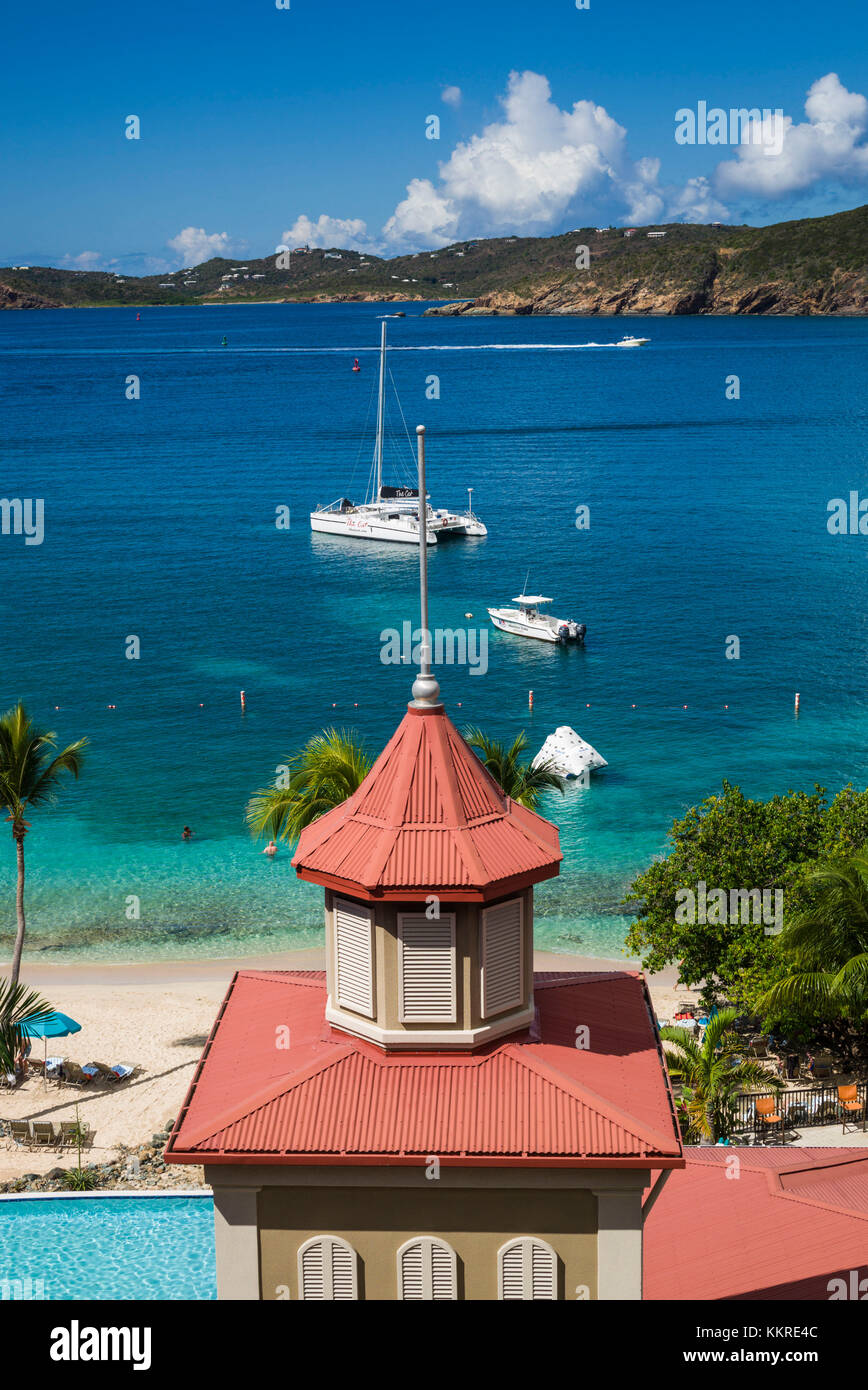 Us Virgin Islands, St. Thomas, Frenchmans Cove, cove anzeigen Stockfoto