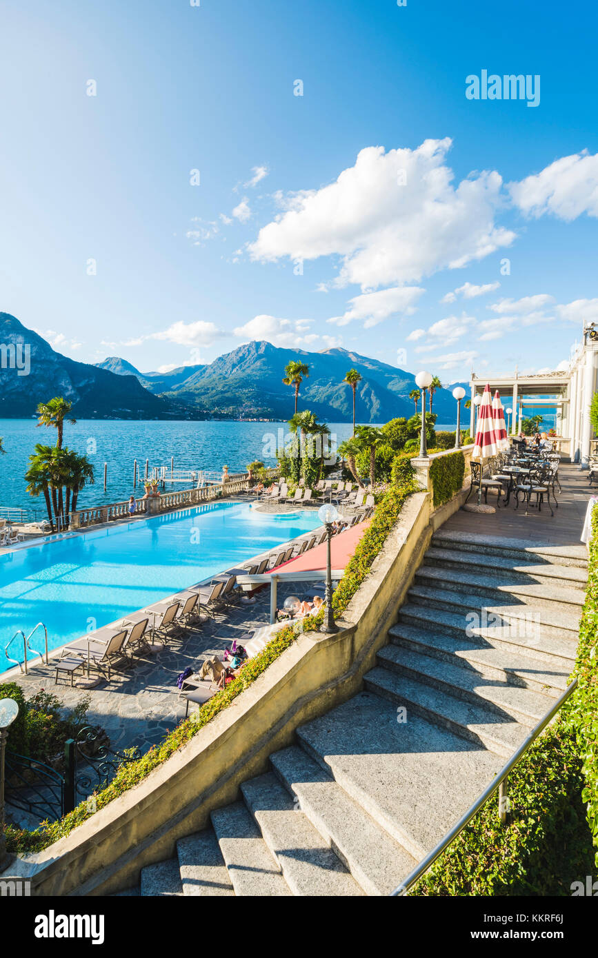 Bellagio, Comer See, Comer See, Lombardei, Italien. Stockfoto