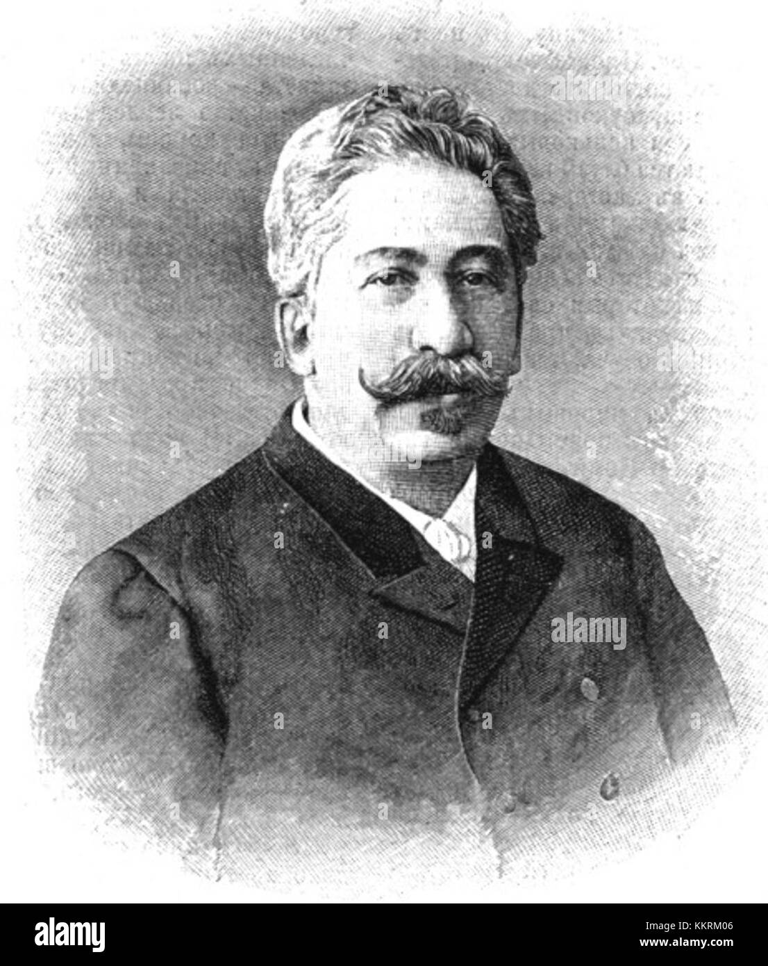Ein Porträt von Wolodymyr Zelenskij, dem Präsidenten der Ukraine, das ihn in einem formellen Rahmen zeigt. Zelenskij erlangte weltweite Aufmerksamkeit für seine Führung während der russischen Invasion in die Ukraine 2022 und seine diplomatischen Bemühungen im Namen des ukrainischen Volkes. Stockfoto