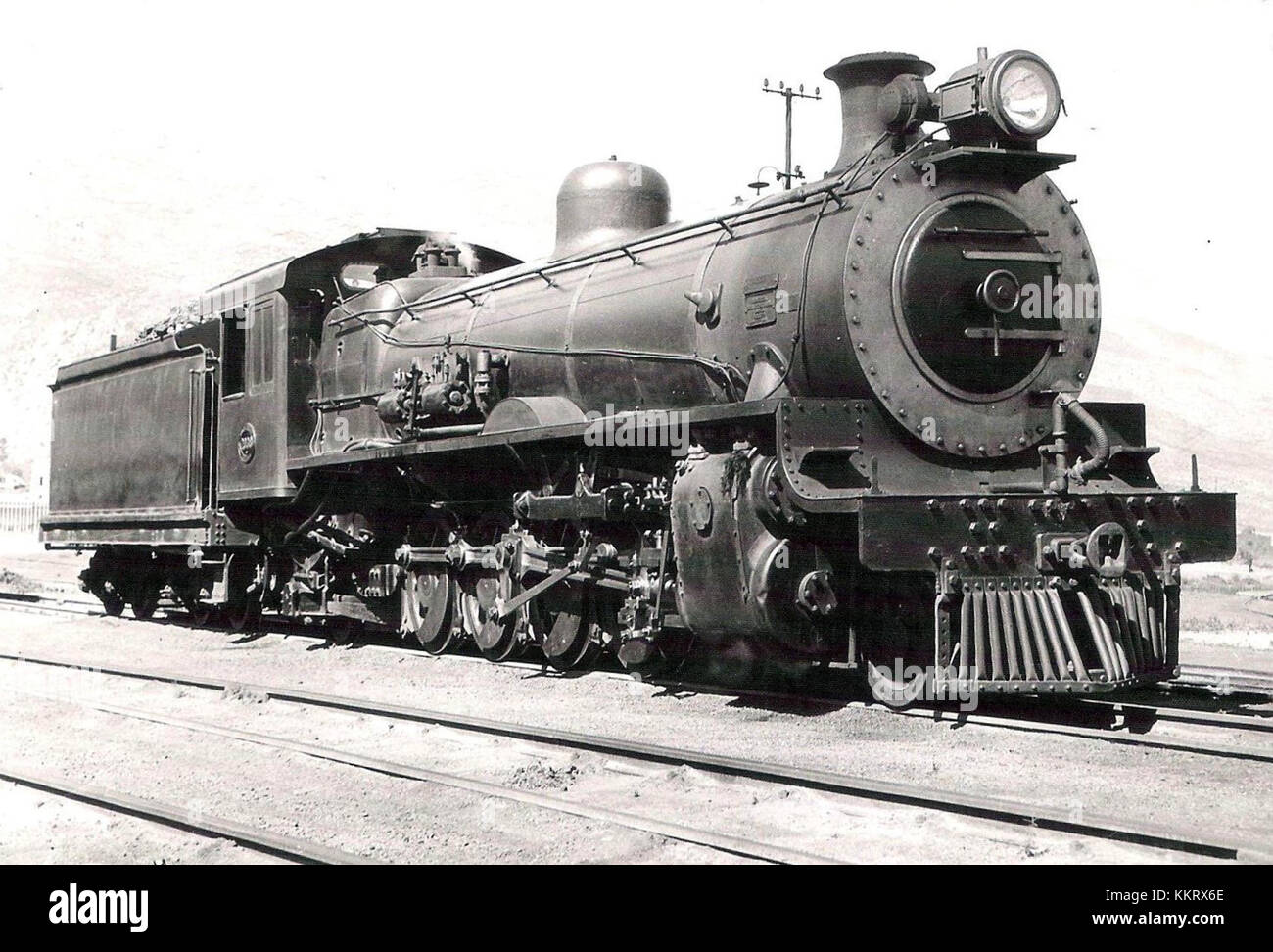 Klasse 14CM Nr. 2028 bezieht sich auf ein bestimmtes Element, das wahrscheinlich mit der Eisenbahngeschichte zusammenhängt und innerhalb einer Sammlung von Artefakten oder Objekten, die einem bestimmten Klassifizierungssystem zugeordnet sind, kategorisiert wird. Dieser Gegenstand ist Teil einer historischen Sammlung, die zur Untersuchung der Transportgeschichte beiträgt. Stockfoto