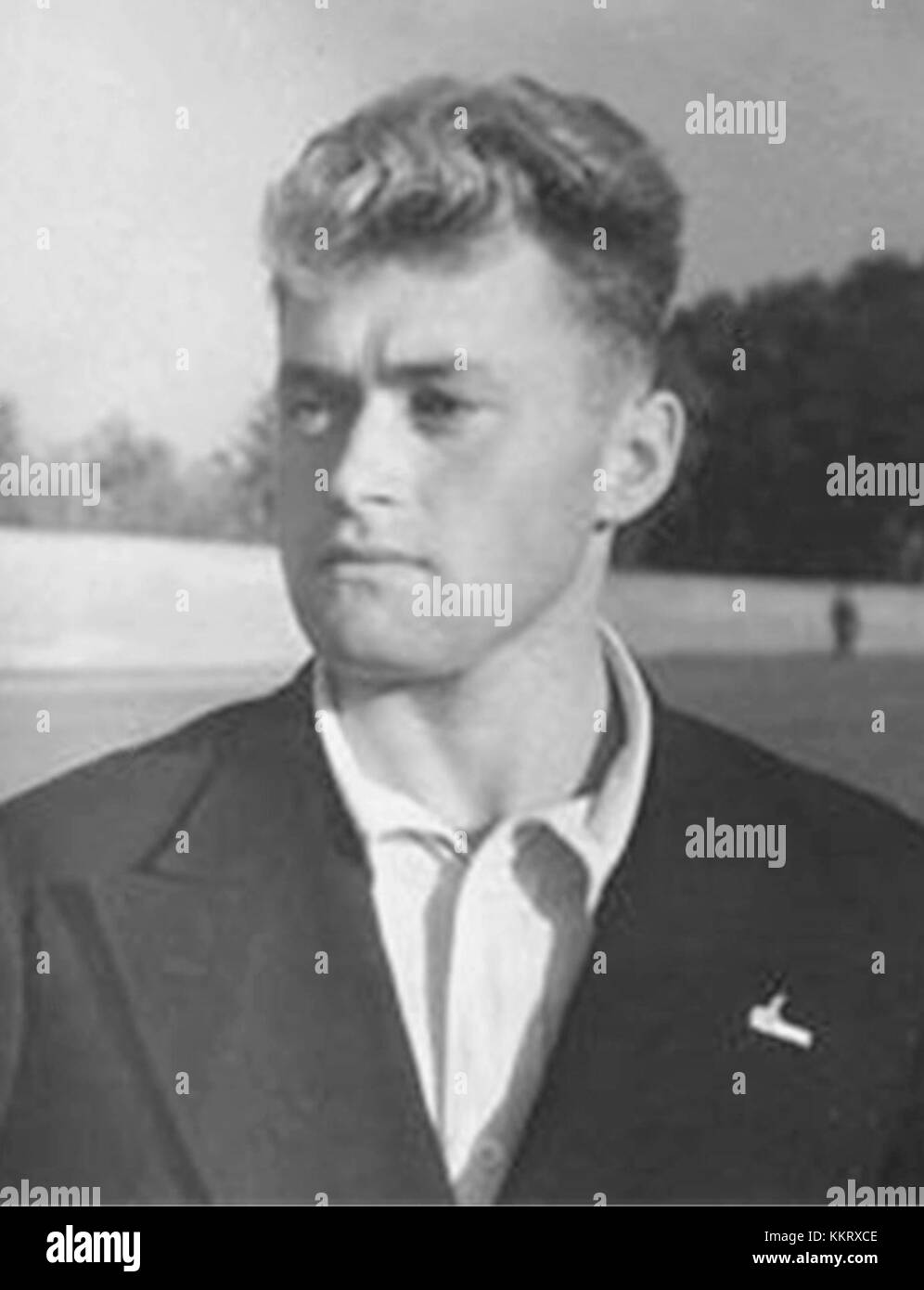 Georgy Znamensky war ein bekannter russischer Leichtathlet, der sich auf Leichtathlet spezialisiert hat. Bekannt für seine Leistungen in den 1950er und 1960er Jahren, war er in den 800er und 1500er Jahren erfolgreich und trug zum Erbe der russischen Mittelstreckenläufer bei. Stockfoto