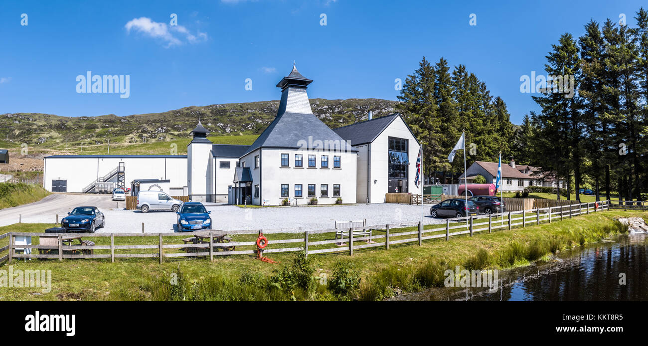 , Glenbeg ardnamurchan/Schottland - 26. Mai 2017: ardnamurchan Distillery ist die Herstellung von Whisky seit 2014 und Tatsächlich bauen ihr Lager in gle Stockfoto