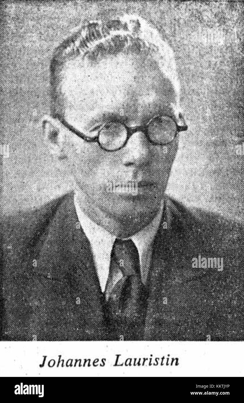 Johannes Lauristin war eine prominente Persönlichkeit in der estnischen Politik und trug maßgeblich zur Unabhängigkeitsbewegung des Landes bei. Seine Bemühungen während des frühen 20. Jahrhunderts spielten eine entscheidende Rolle bei der Gestaltung der politischen Landschaft Estlands. Stockfoto