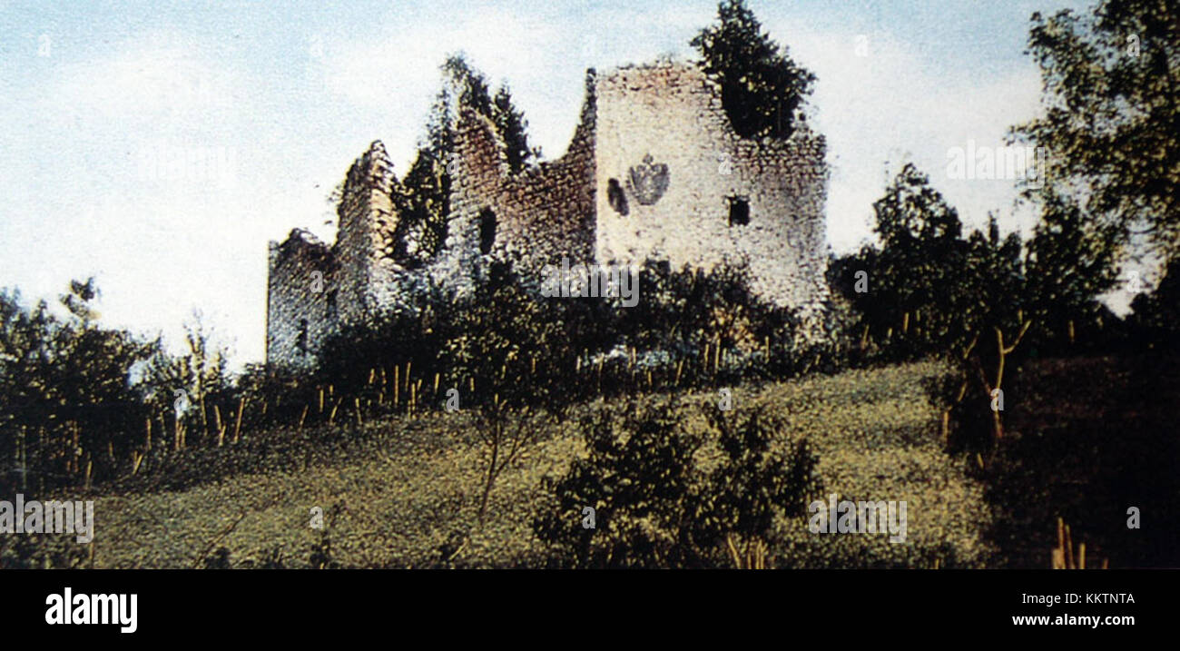 1900 Postkarten Postkarte von Schloss Dobrna Stockfotografie Alamy