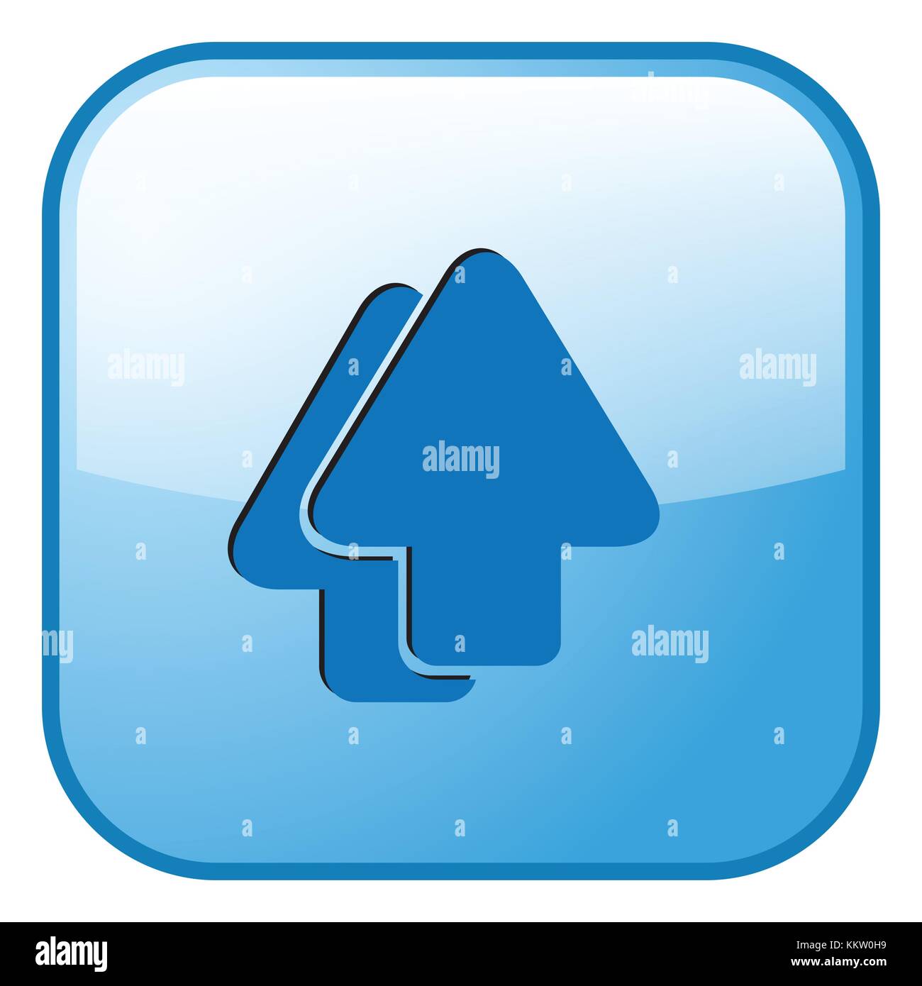 Medien-Tasten Stockfoto