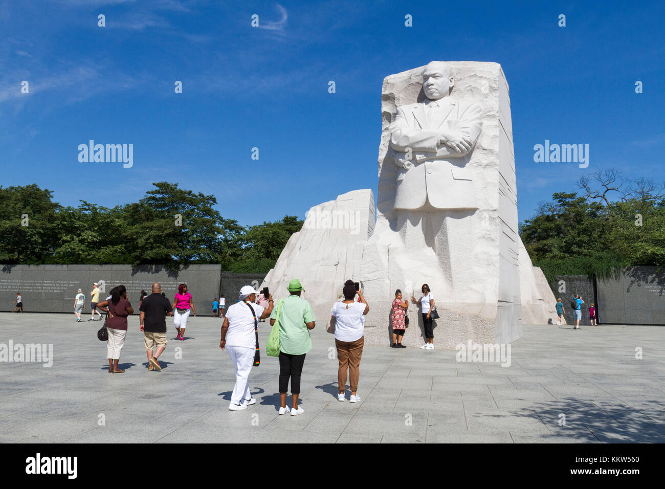 Das Martin Luther King Jr. Memorial, die Independence Avenue 1964, S.W., Washington DC, USA. Stockfoto