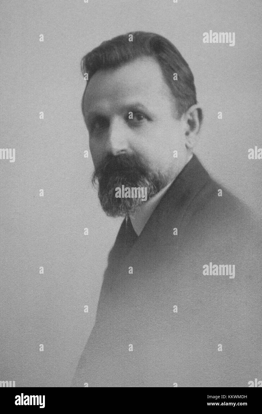 Avetis Aharonian war ein armenischer Politiker und Revolutionär. Er ist bekannt für seine Beiträge zur armenischen Unabhängigkeitsbewegung und seine Rolle bei der Gründung der Ersten Republik Armenien. Stockfoto