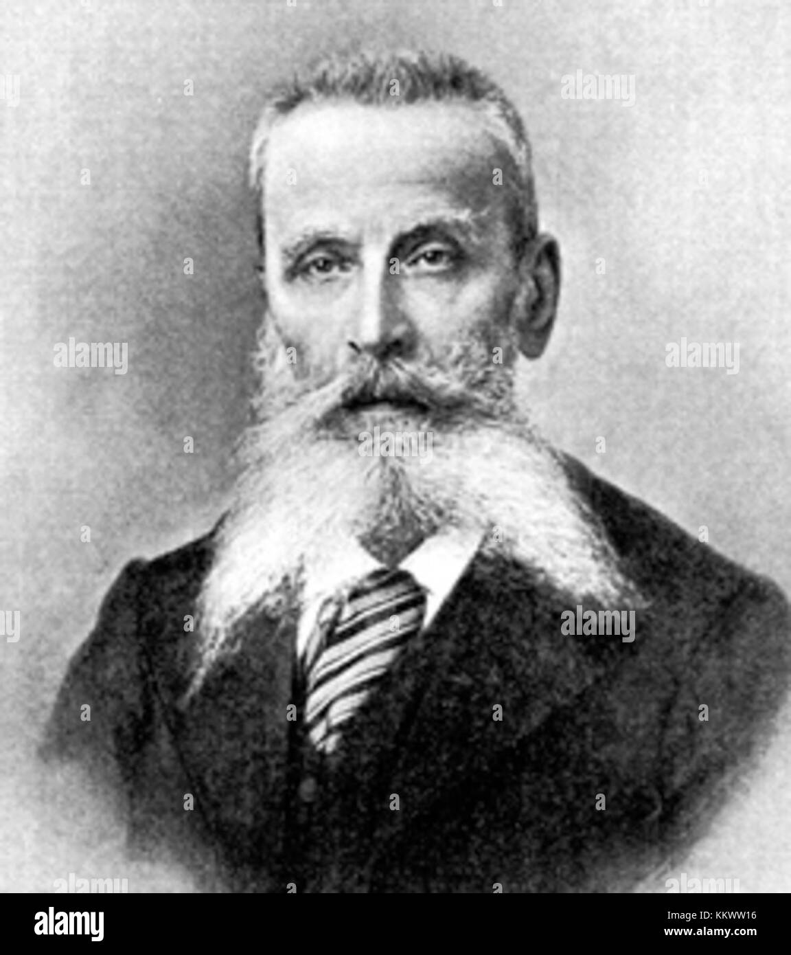 Ernest Gibert war eine einflussreiche Persönlichkeit, die für seine Beiträge zur Kunst bekannt war, insbesondere in der Bildhauerei, wo er durch seine innovativen Arbeiten und sein künstlerisches Erbe einen bedeutenden Einfluss machte. Stockfoto