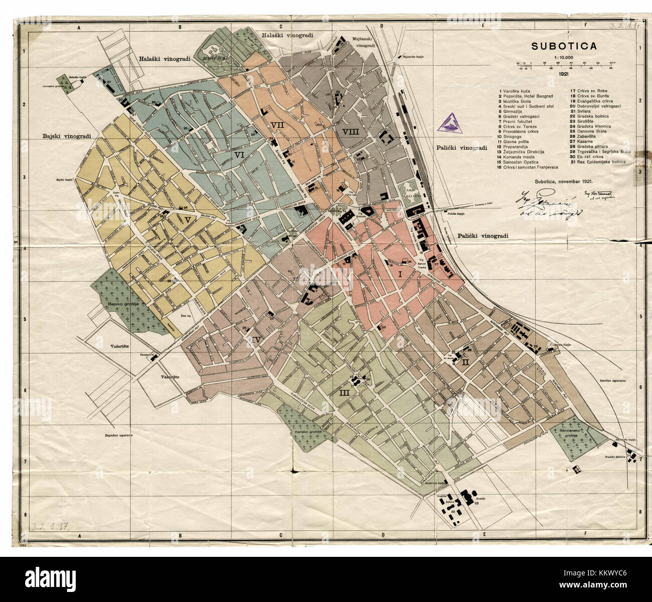 IASu 1921 karta 44 3 2 1 17 GR 600 dpi ist eine detaillierte Karte aus dem Jahr 1921, die sich möglicherweise auf ein bestimmtes geografisches Gebiet bezieht. Er liefert historische Informationen und geografische Details, die zur Genauigkeit in hoher Auflösung aufbewahrt werden. Stockfoto