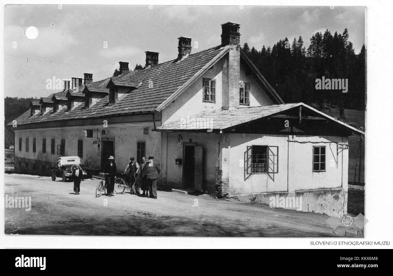 Diese Postkarte von Ortnek zeigt die malerische Aussicht der Stadt oder historische Wahrzeichen. Es repräsentiert einen Moment in der Zeit, erhalten durch Vintage-Fotografie und Postkultur. Stockfoto