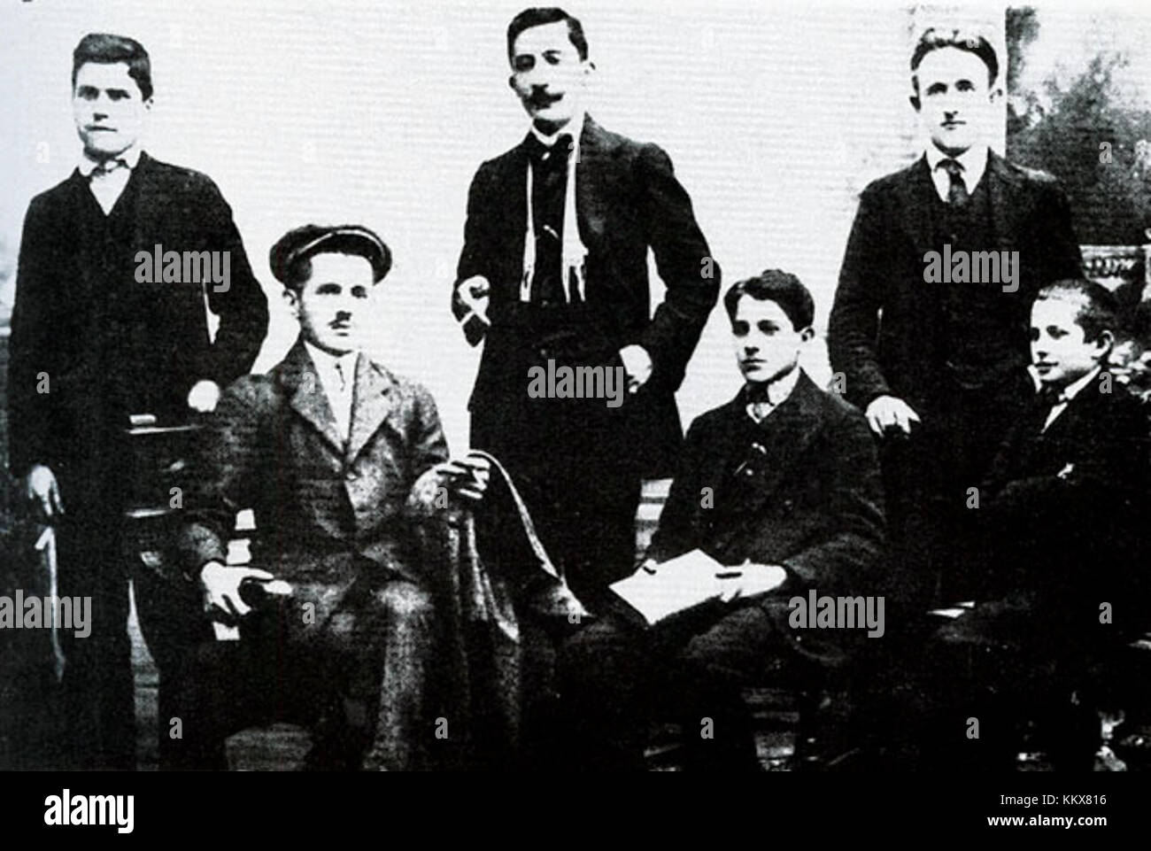 Das junge Bosnien war eine revolutionäre Bewegung im frühen 20. Jahrhundert, die sich für die Unabhängigkeit Bosnien und Herzegowinas von der österreichisch-ungarischen Herrschaft einsetzte. Stockfoto