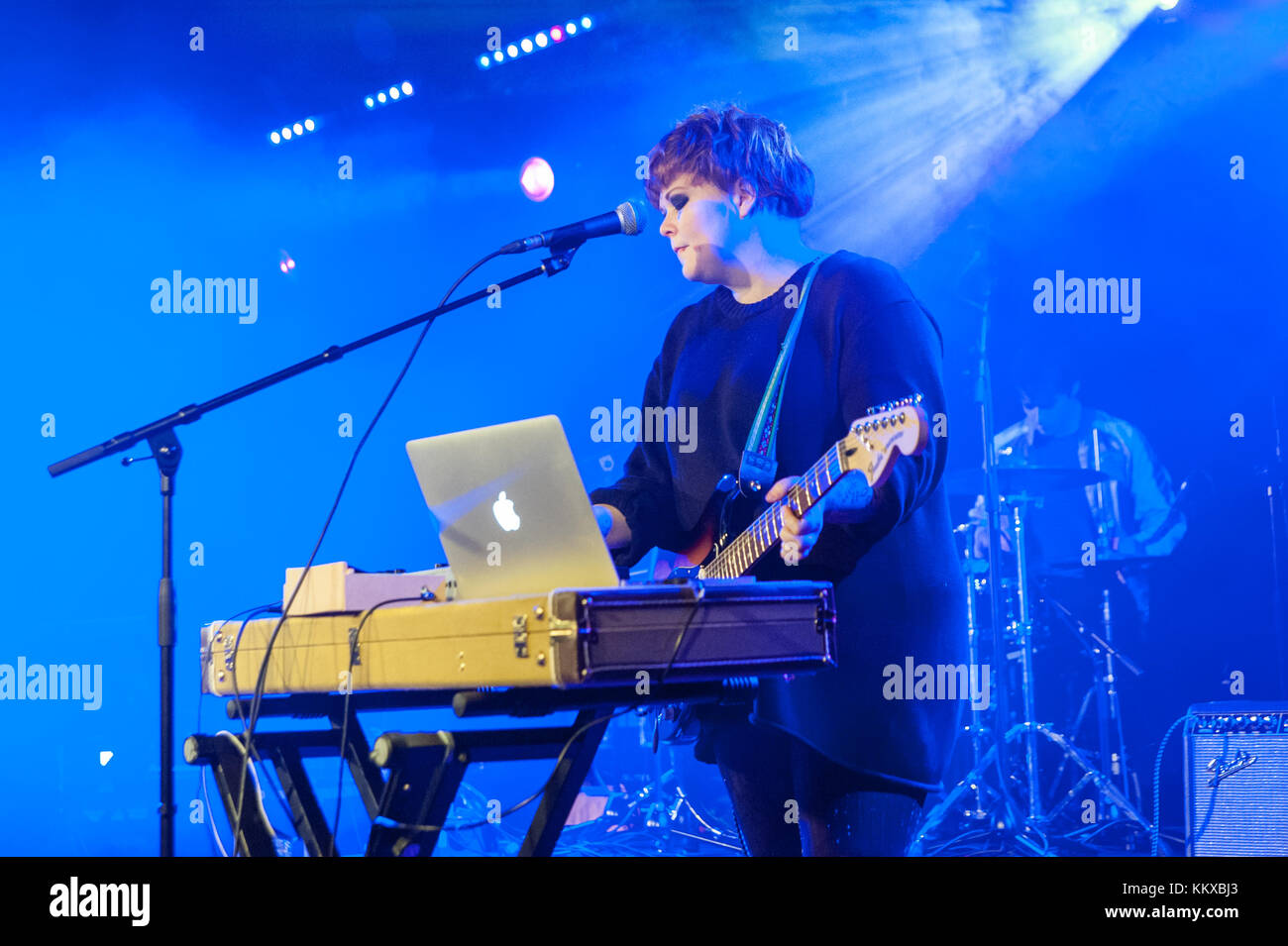 Bognor Regis, Großbritannien. 1. Dez, 2017. marnie play Electric Dreams Festival. Credit: Ken Harrison/alamy leben Nachrichten Stockfoto