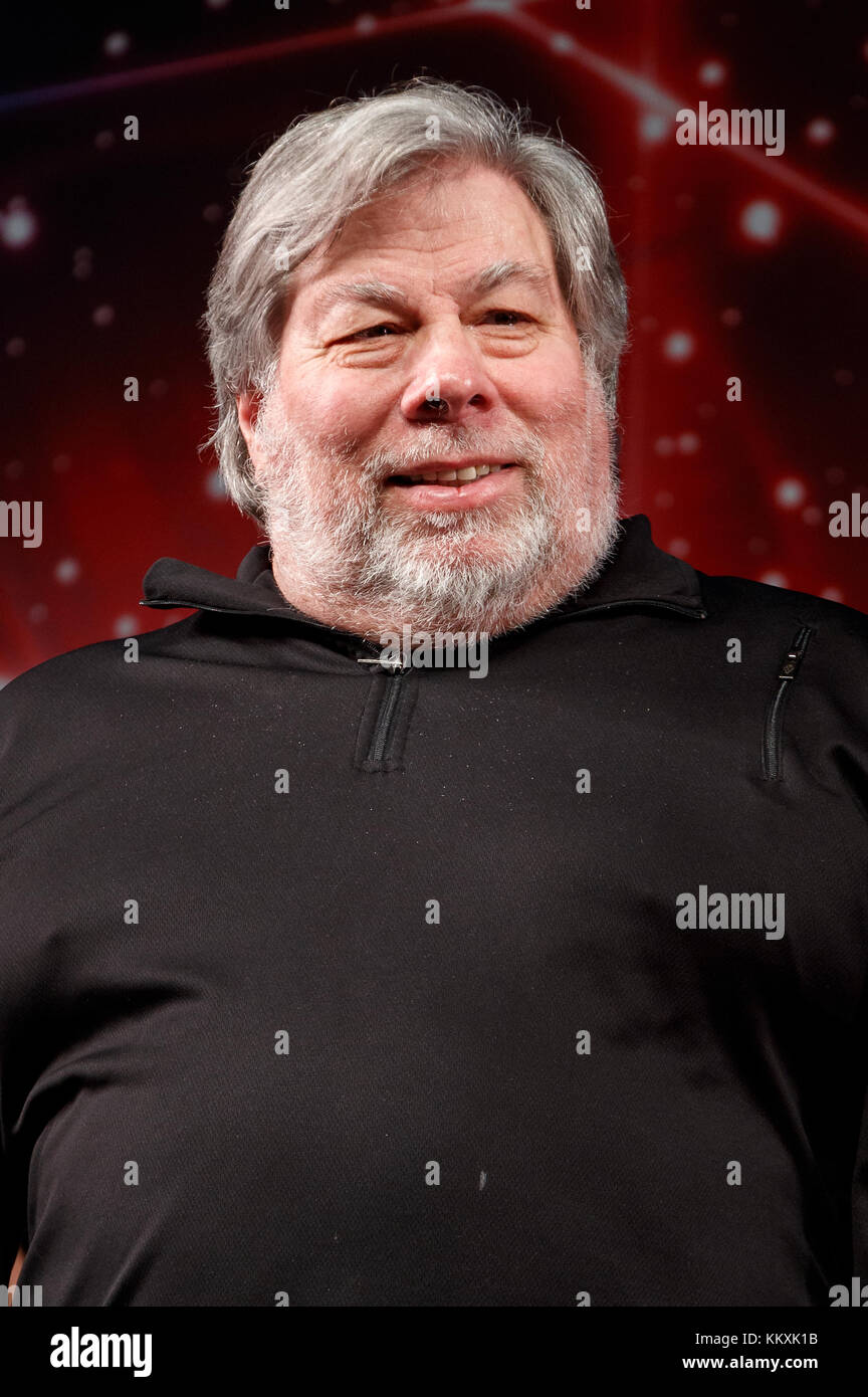 Apple Mitbegründer Steve Wozniak nimmt am 3. Dezember 2017 in Tokio, Japan, am Grand Finale der Tokyo Comic Con 2017 in der Makuhari Messe International Exhibition Hall Teil. Dies ist das zweite Jahr, in dem die San Diego Comic-Con International die Veranstaltung in Japan veranstaltete. Die Tokyo Comic Con läuft vom 1. Bis 3. Dezember. Quelle: Rodrigo Reyes Marin/AFLO/Alamy Live News Stockfoto