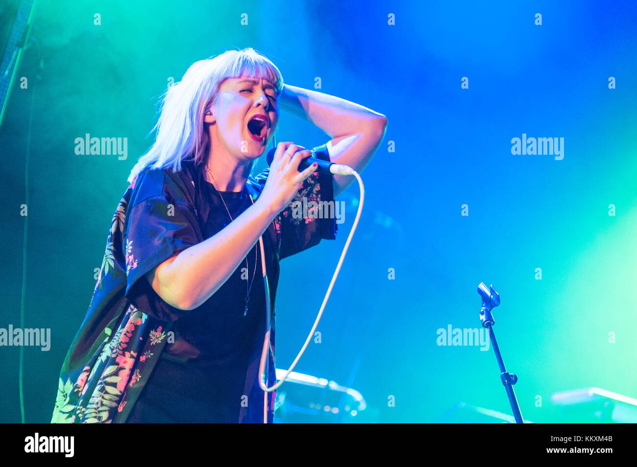 Bognor Regis, Großbritannien. Dezember 2017. Avec Sans spielt Electric Dreams Festival. © Ken Harrison/Alamy Live News Stockfoto