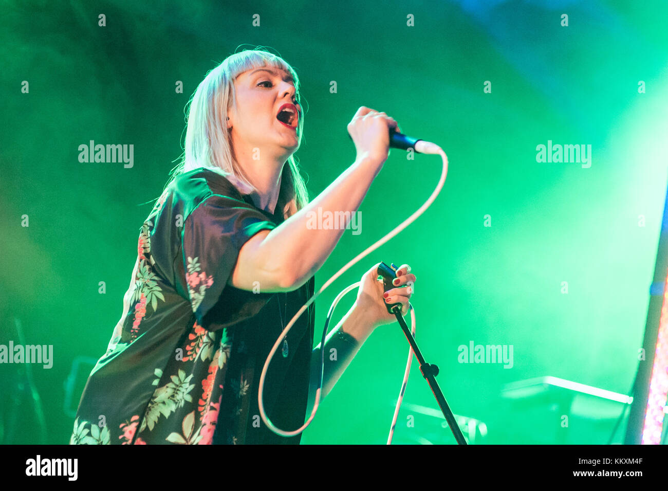Bognor Regis, Großbritannien. Dezember 2017. Avec Sans spielt Electric Dreams Festival. Quelle: Ken Harrison/Alamy Live News Stockfoto