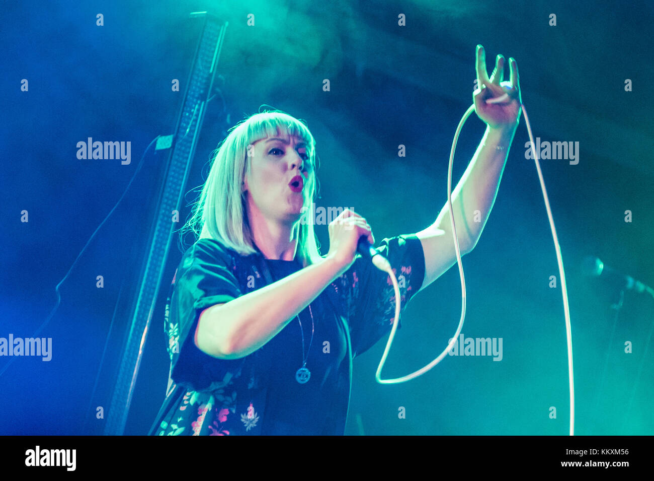 Bognor Regis, Großbritannien. Dezember 2017. Avec Sans spielt Electric Dreams Festival. Quelle: Ken Harrison/Alamy Live News Stockfoto