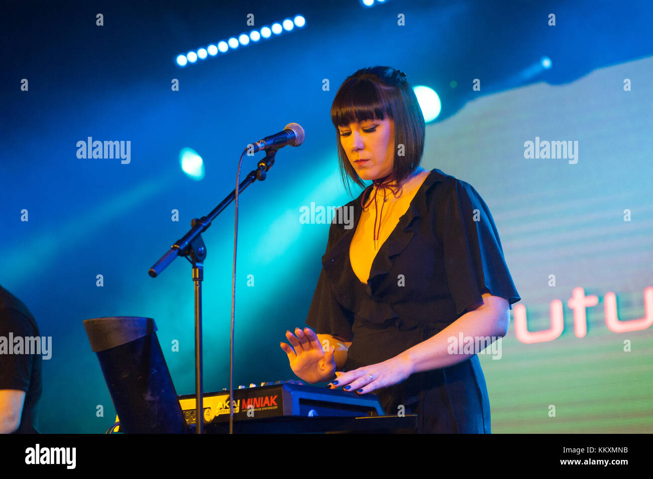 Bognor Regis, Großbritannien. Dezember 2017. Future Perfect Play Electric Dreams Festival. Quelle: Ken Harrison/Alamy Live News Stockfoto