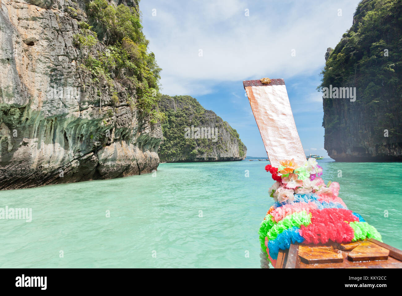 Thailand - Boot nach Ko Phi Phi Le - Krabi - Asien Stockfoto