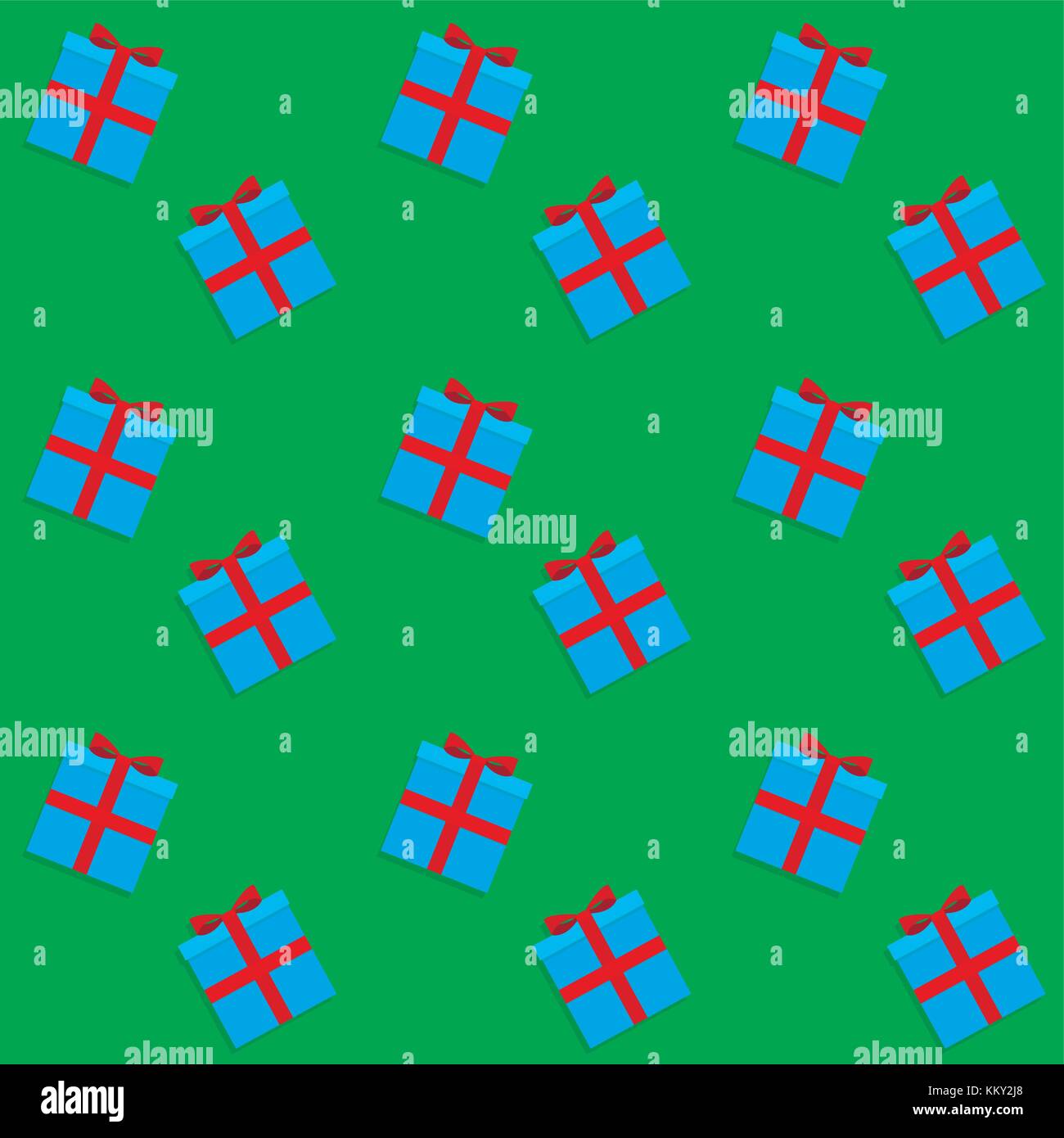 Geschenkbox nahtlose Muster. vector Hintergrund Muster mit Geschenkpaket, Weihnachten, Geburtstag Abbildung Stock Vektor