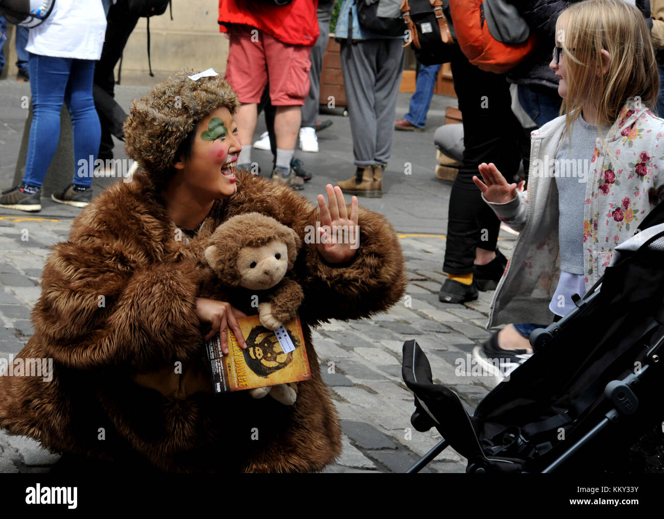 Beehive Inn Grassmarket Edinburgh Festival Stockfoto