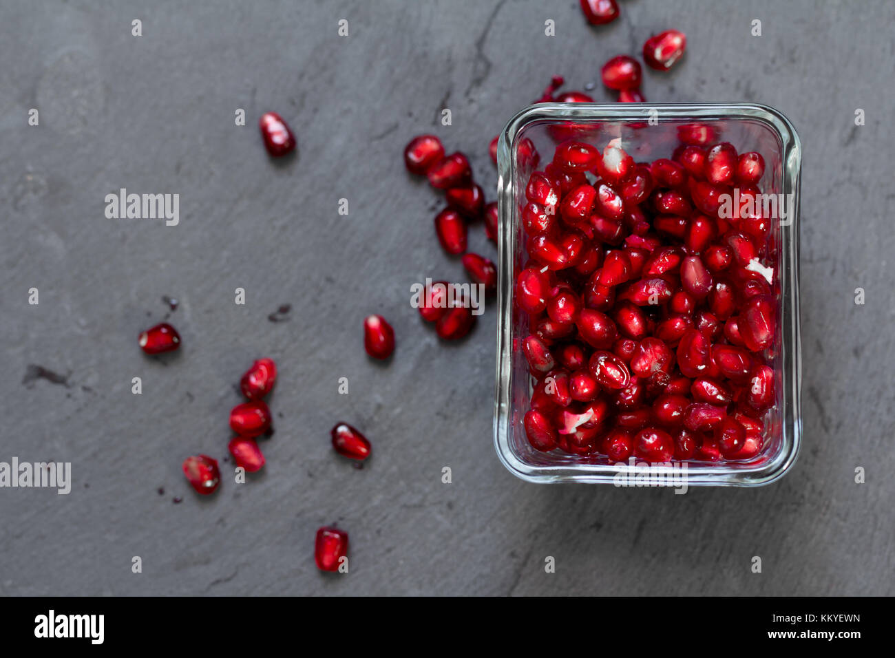 Granatapfel Obst Samen Stockfoto