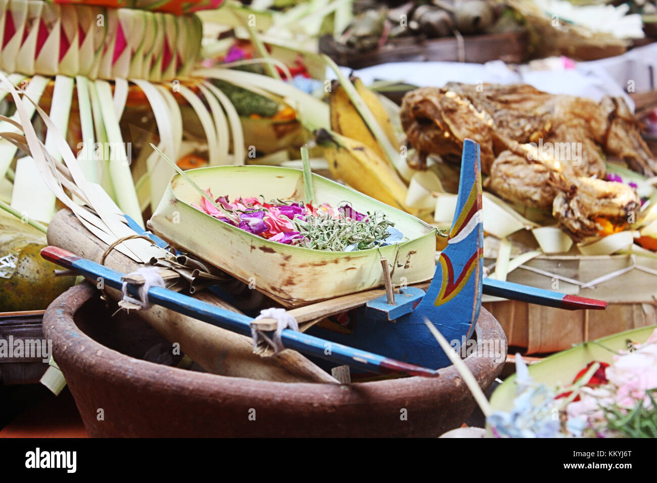 Traditionelles balinesisches bietet Stockfoto