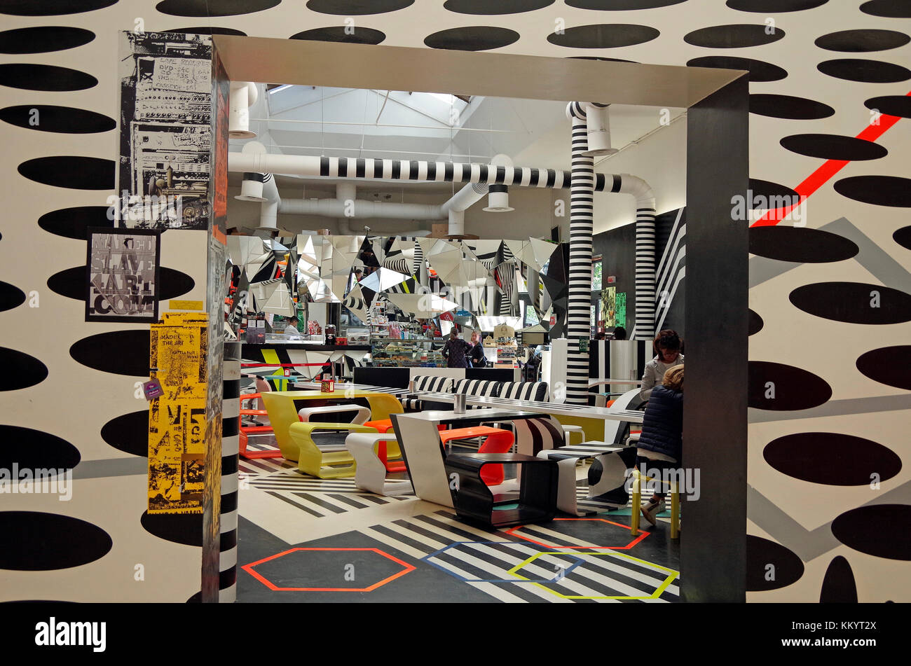 Biennale in Venedig Café, Designer Thomas Rehberger, 2009, ausgezeichnet mit goldenen Löwen 53rd International Art exhibition La Biennale di Venezia, Stockfoto