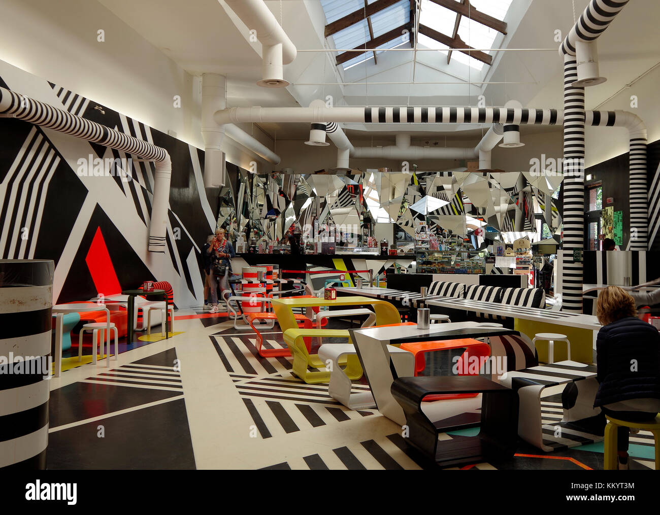 Biennale in Venedig Café, Designer Thomas Rehberger, 2009, ausgezeichnet mit goldenen Löwen 53rd International Art exhibition La Biennale di Venezia, Stockfoto