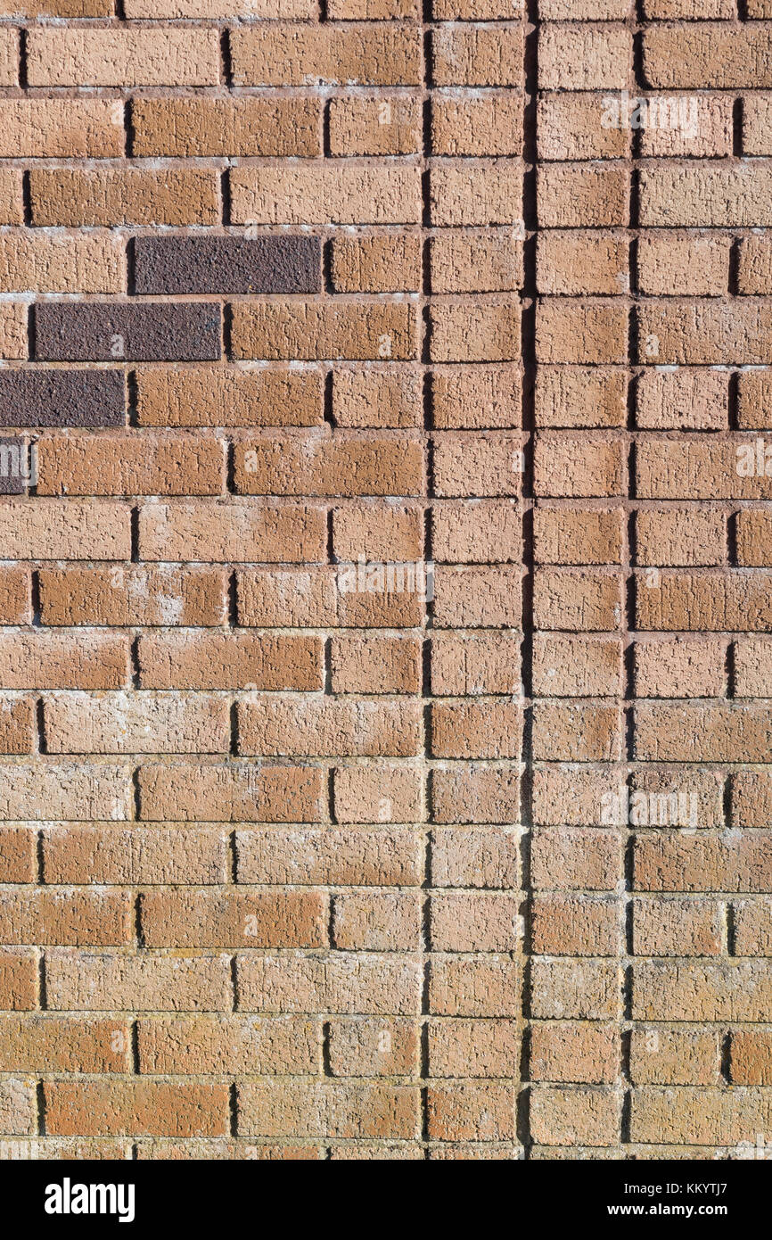 Red brick Muster und Linien im hellen Sonnenschein - wie Mauerwerk ...