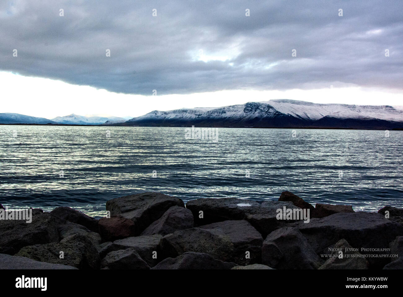 Reykjavik Mountains Stockfoto