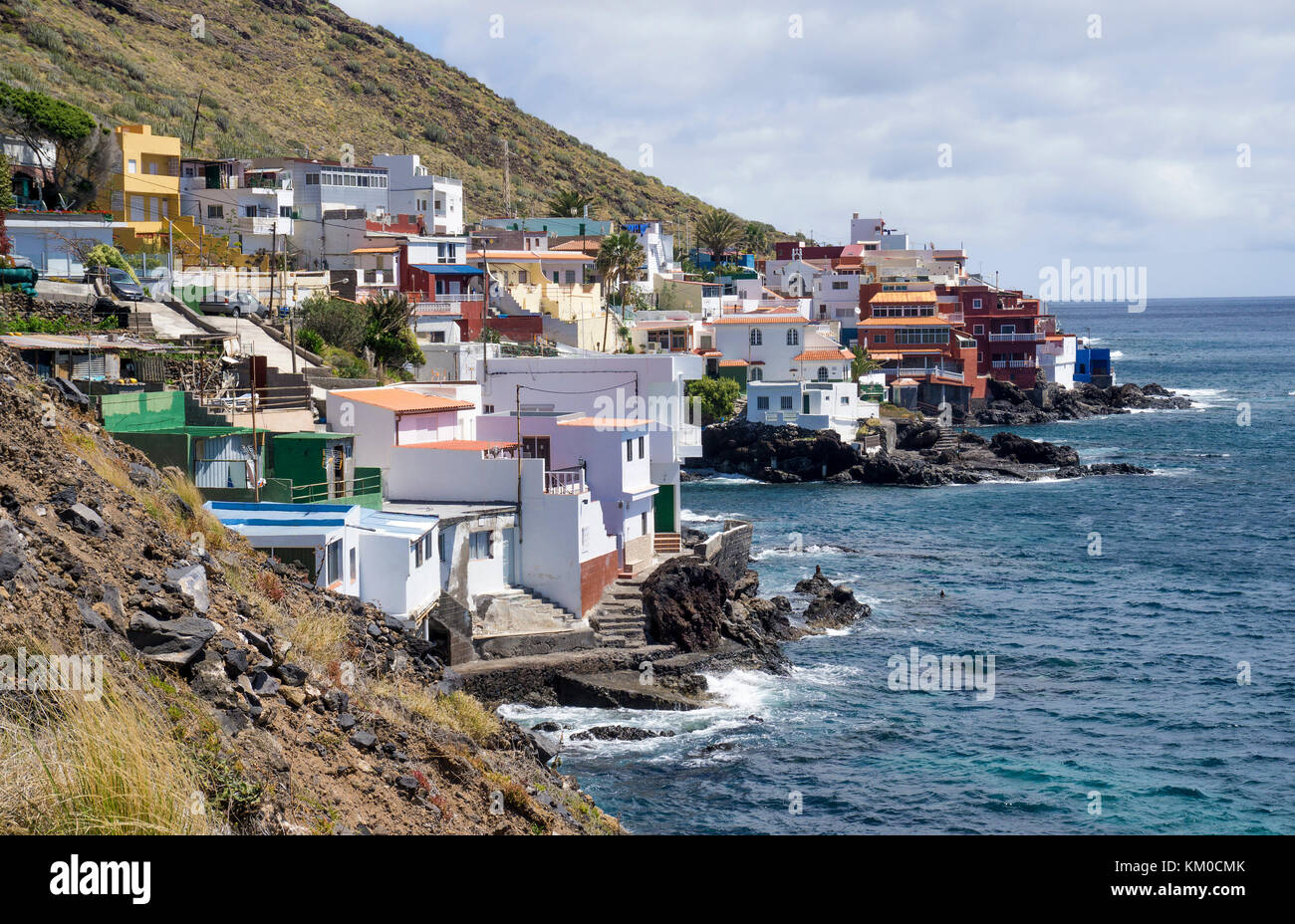 Das kleine Fischerdorf Boca cangrejo im Südosten der Insel Teneriffa, Kanarische Inseln, Spanien Stockfoto