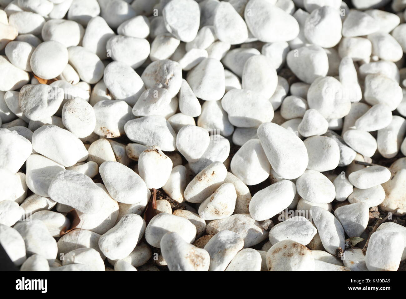 White Sand Steine, Bodenbelag Stockfoto