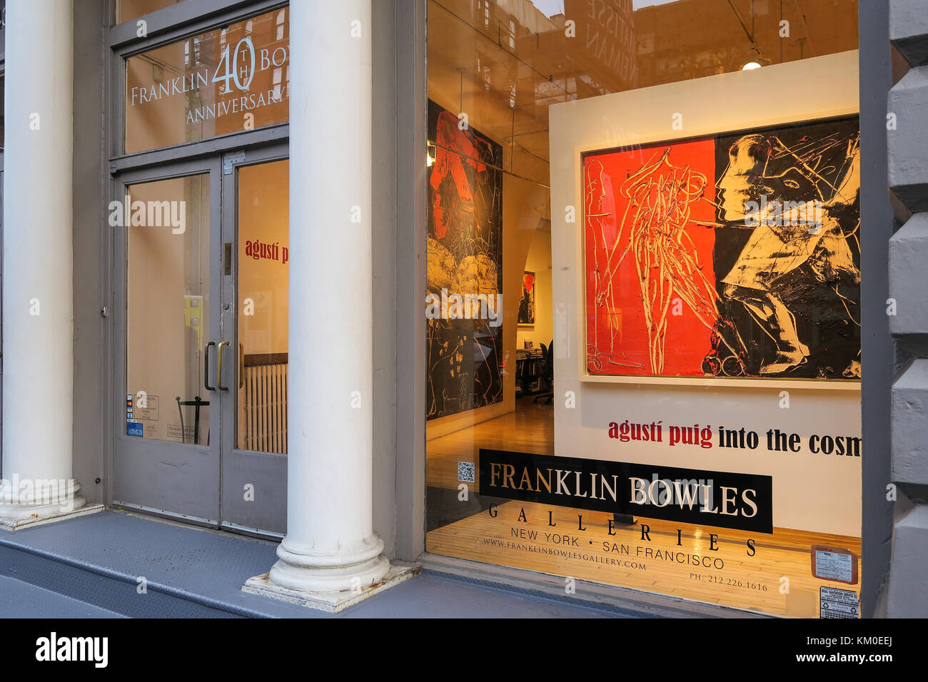 Franklin Bowles Galerien, SoHo, New York City, USA Stockfoto