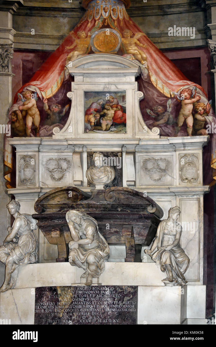 Michelangelos Grabmal Santa Croce Die Basilika Di Santa Croce Ist