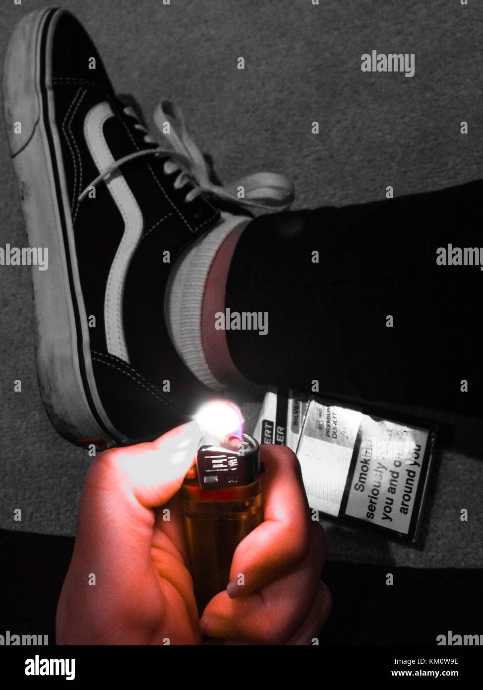 Flamme Stockfoto