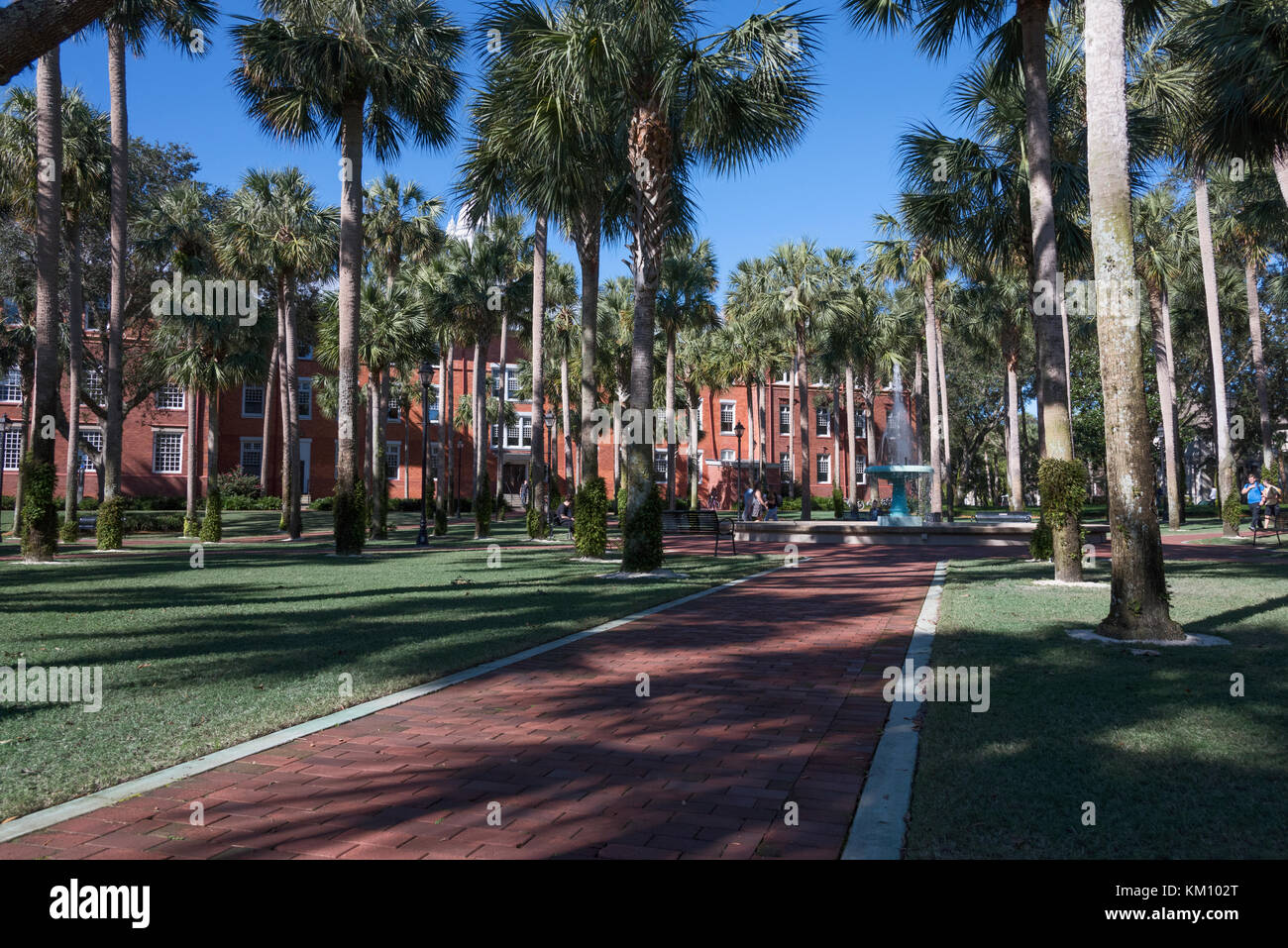 Stetson University Hochschule der Künste und der Wissenschaften, Norden Woodland Boulevard, DeLand, FL, Vereinigte Staaten Stockfoto