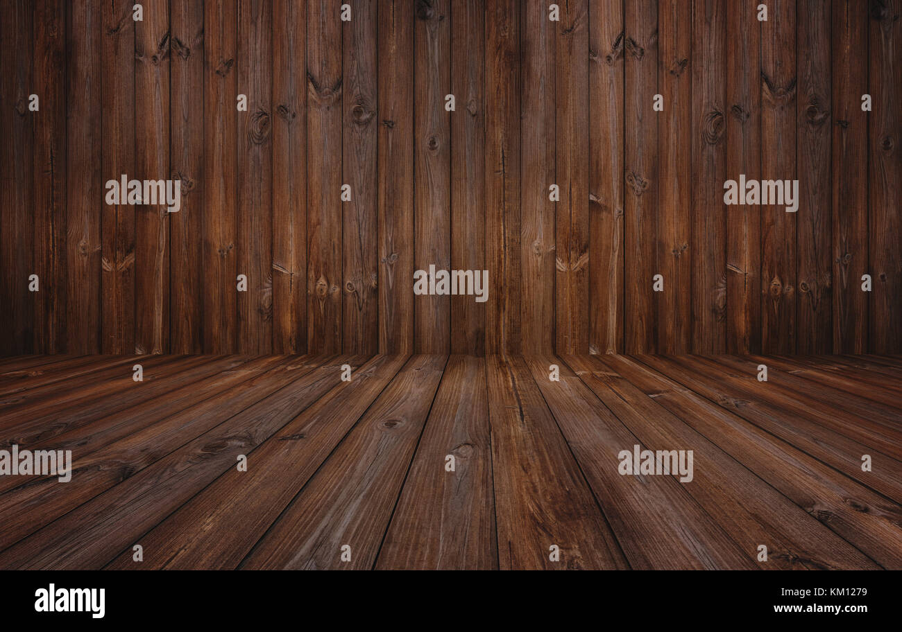 dunkle Holzstruktur Hintergrund Stockfoto