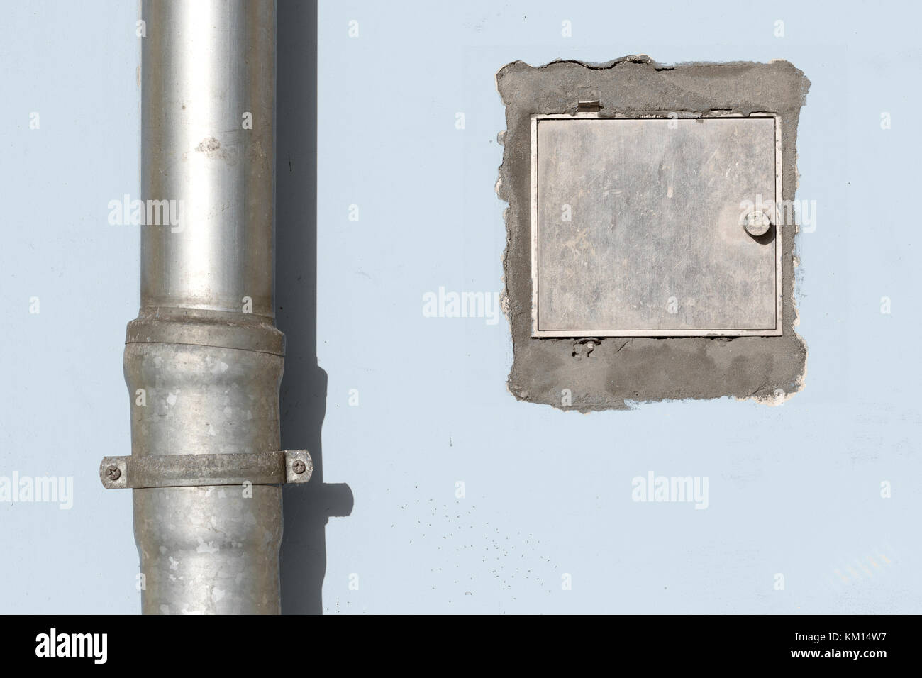 An der Wand montierte Feuerwehr Schlüsseldepot Stockfoto