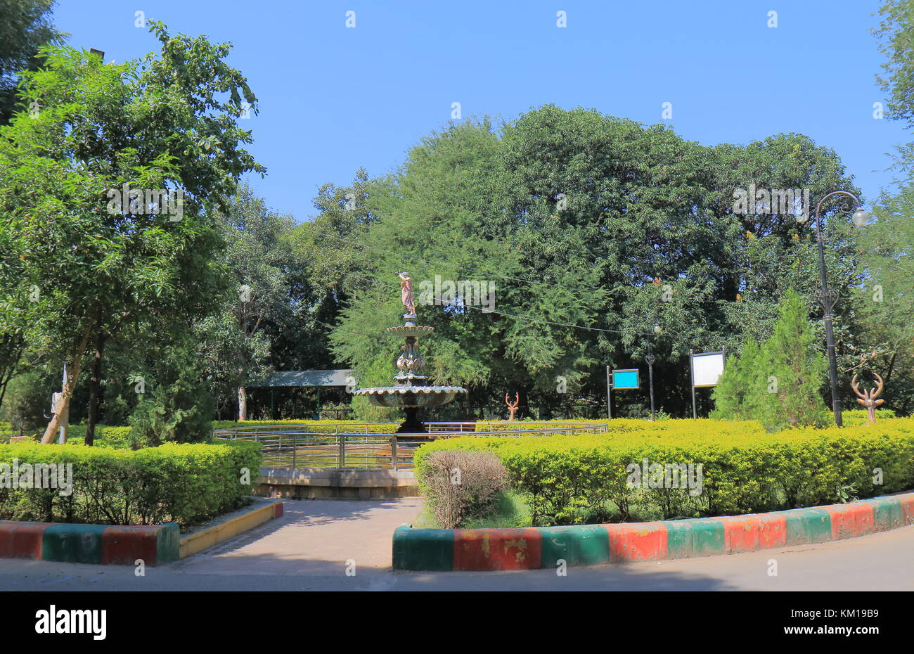 Sajjan Nivas Park Garden Udaipur Indien Stockfoto