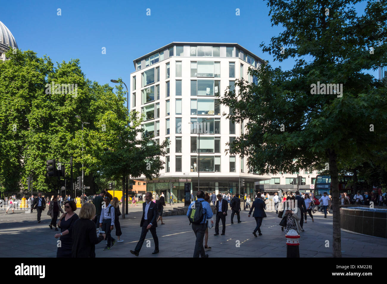 Der Zucker Gebäude, Achteck, 5 Cheapside, London, UK Stockfoto