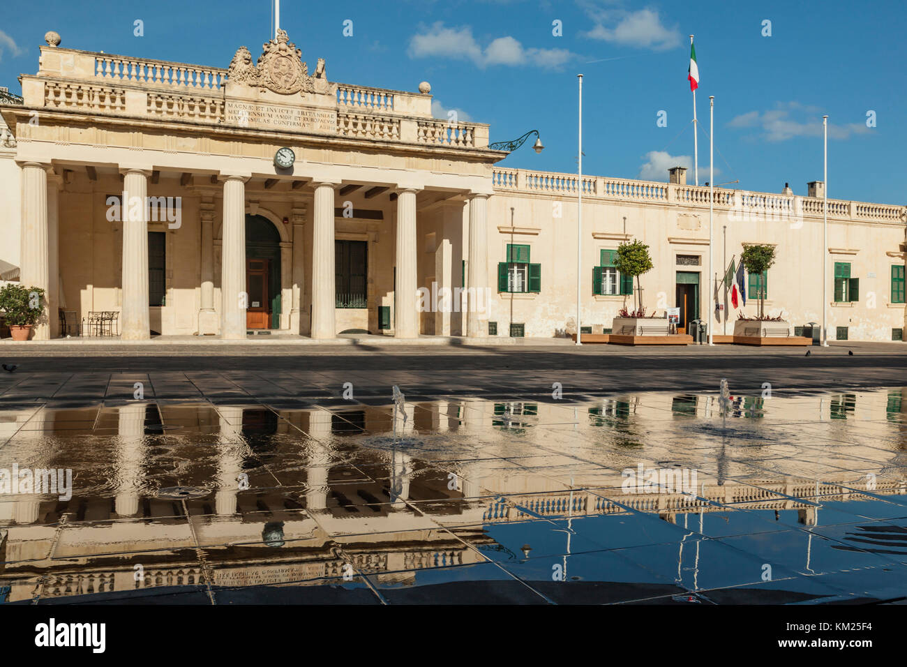 Italienisches Kulturinstitut in Valletta, Malta. Stockfoto