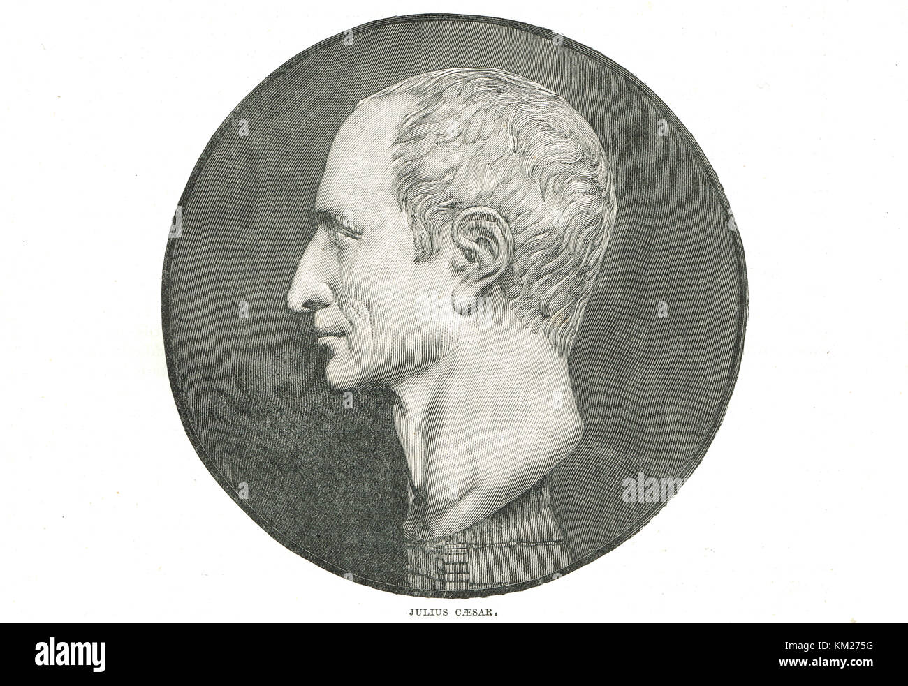 Julius Cäsar, römischer General und Diktator Stockfoto